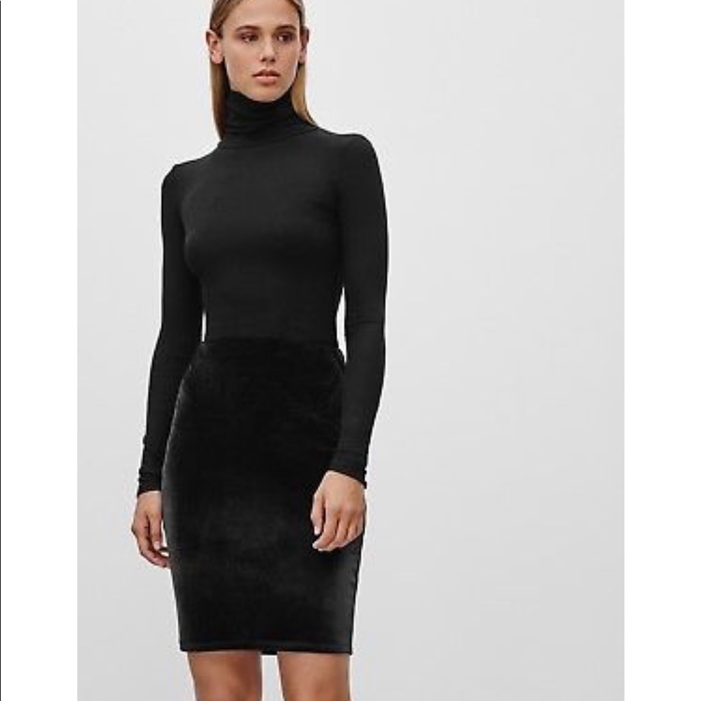 Talula Soft Velvet Pencil Skirt LIKE NEW M